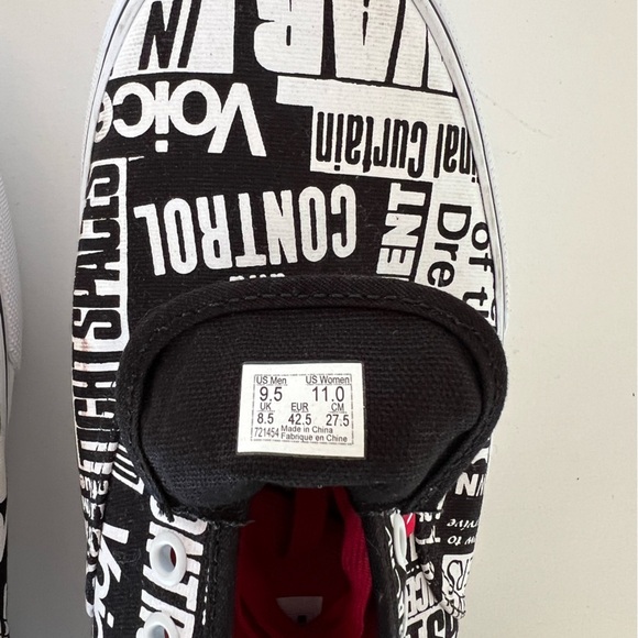 Vans x Firmament / White Vault Firmament Ua Authentic, Black White Red, 9.5 - Picture 12 of 14